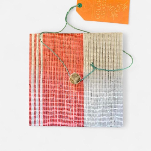 NWT Decorative weave Lidded Storage Container bin - Picture 3 of 8